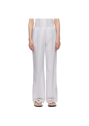 Paloma Wool Blue & White Kimoto Lounge Pants