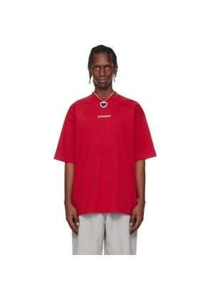 VETEMENTS Red 'Pornstar' T-shirt
