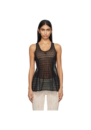 BITE Black Tailored Lace Tank Top