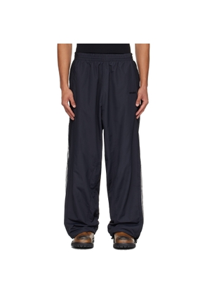 VETEMENTS Black Mesh Panel Track Pants
