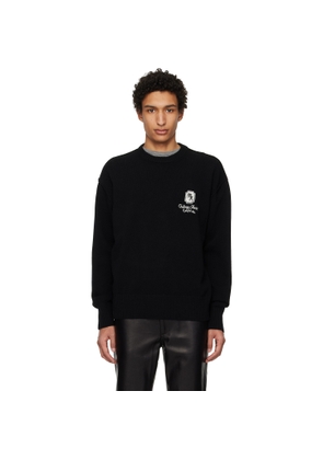 AMIRI Black MA Chateau Sweater