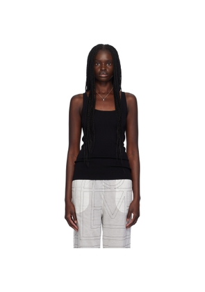 TOTEME Black Scoop Neck Tank Top