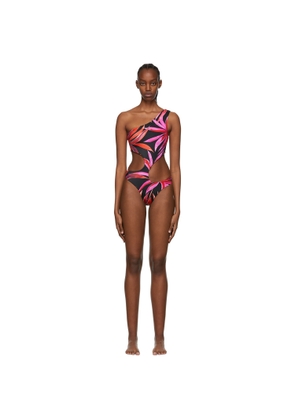Louisa Ballou Black Recycled NylonOne-Piece Swimsuit