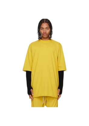 Rick Owens DRKSHDW Yellow Concordians Jumbo SS T-shirt