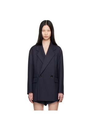 Bottega Veneta Navy Wool Blazer