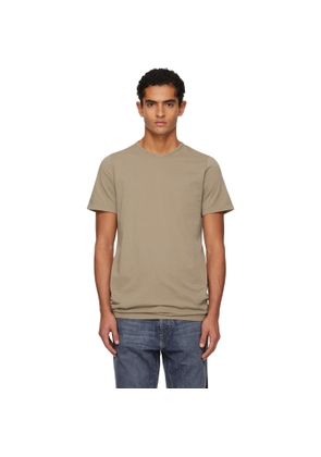 Rick Owens DRKSHDW Taupe Concordians Level T-shirt
