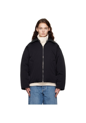 Bottega Veneta Black Tech Nylon Down Jacket