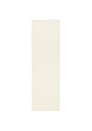 Rier Off-White Fleece Scarf