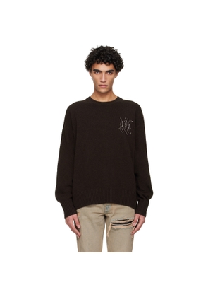 AMIRI Brown MA Sweater