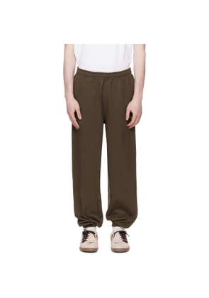 Nike Khaki Solo Swoosh Cuffed Fleece Sweatpants