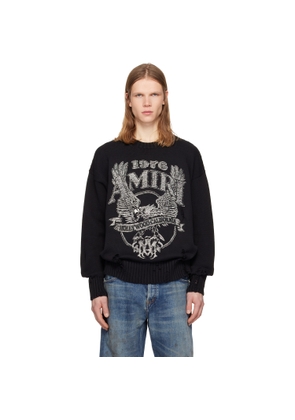 AMIRI Black AMIRI Eagle Sweater