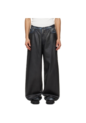 Acne Studios Black Loose Fit 2023 Jeans