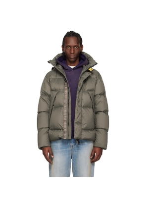 Parajumpers Gray Cloud Hooded Down Jacket