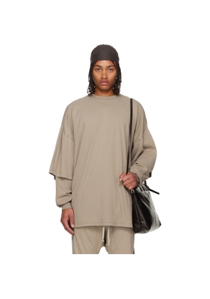 Rick Owens DRKSHDW Taupe Concordians Tommy Hustler Sweatshirt