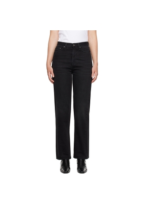 TOTEME Black Twisted Seam Jeans
