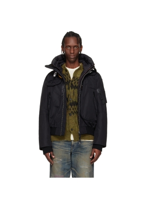 Parajumpers Black Gobi Hooded Down Jacket