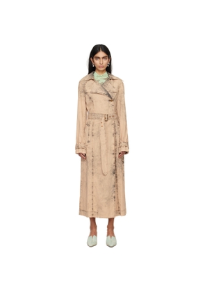 KNWLS Beige Issa Trench Coat