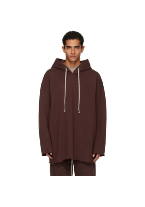 Rick Owens DRKSHDW Burgundy Concordians Peter Hoodie