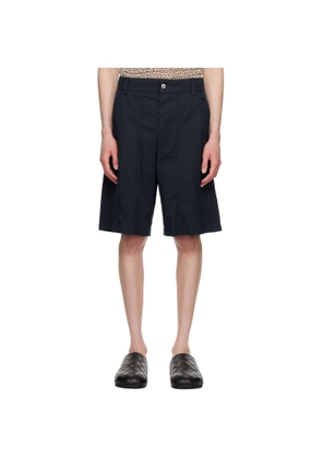 Bottega Veneta Navy Lightweight Shorts