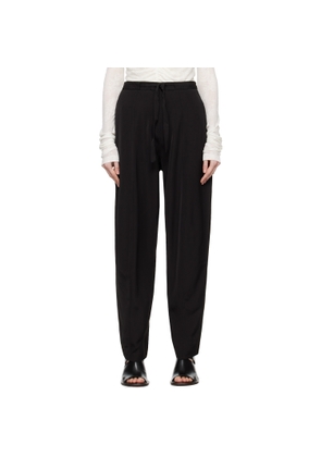 BITE Black Evening Belted Trousers