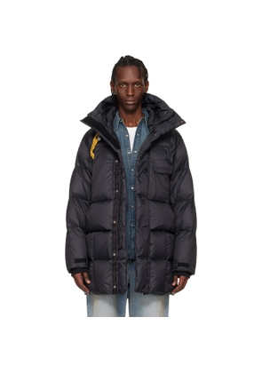 Parajumpers Black Bold Parka Hooded Down Jacket