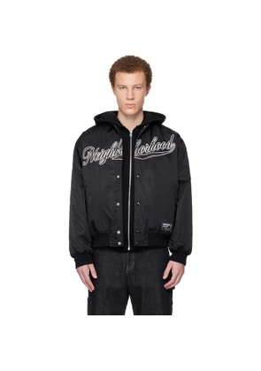 Neighborhood Black Baseball Bomber Jacket