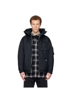 Neighborhood Black Nanga Edition Offset Zip Down Jacket