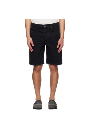 Diesel Black Regular-Short Denim Shorts