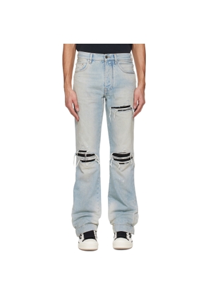 AMIRI Blue MX1 Straight Flare Jeans