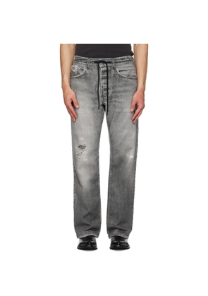 Diesel Gray Relaxed 2080 D-Reel Joggjeans 068us Jeans