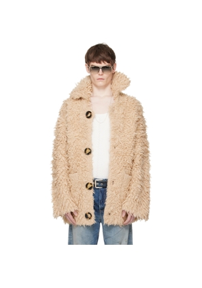 Acne Studios Beige Knit Cardigan