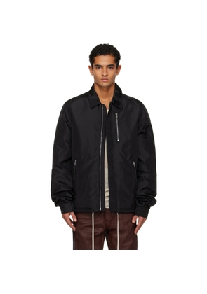 Rick Owens DRKSHDW Black Concealed Zipfront Jacket