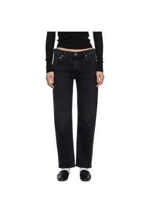 Citizens of Humanity Black Anissa Straight Leg Jeans