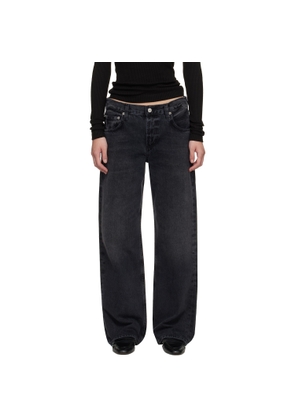Citizens of Humanity Black Lindz Easy Straight Jeans