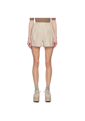 Max Mara Beige Jessica Shorts