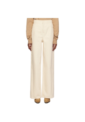 Max Mara Off-White Segnale Denim Trousers