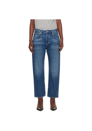 Citizens of Humanity Blue Winslow Boyfriend Jeans