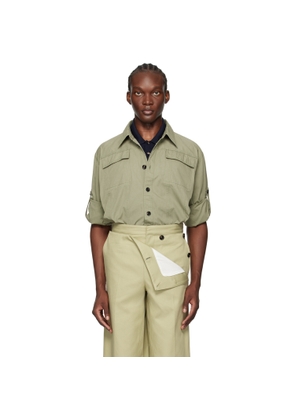 Bottega Veneta Khaki Light Shirt