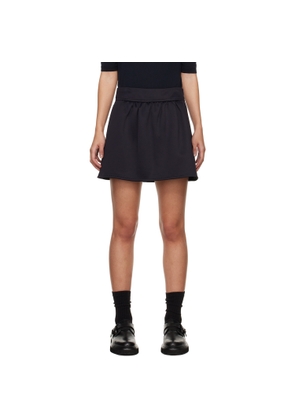 Max Mara Black Nettuno Miniskirt