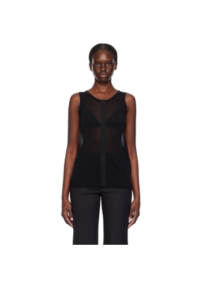 Helmut Lang Black Two-Way Tank Top