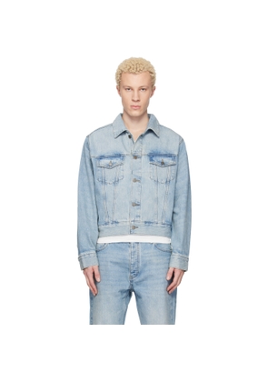 Fear of God ESSENTIALS Blue Classic Denim Jacket