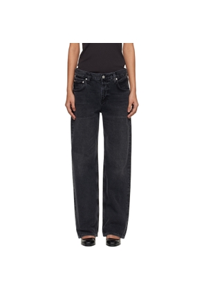 Citizens of Humanity Black Lindz Easy Straight Jeans