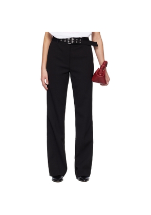 GANNI Black Belted Trousers
