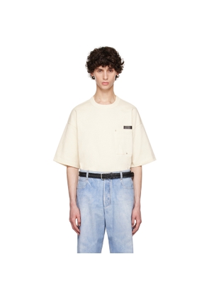 Bottega Veneta Off-White Pocket T-Shirt