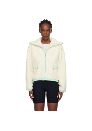 Casablanca Off-White Monogram Jacquard Fleece Jacket