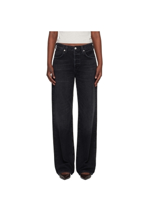 Citizens of Humanity Black Annina Straight Leg 33 Jeans