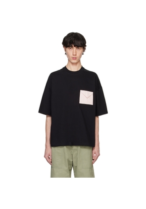 Bottega Veneta Black Pima Cotton Jersey Oversized T-shirt