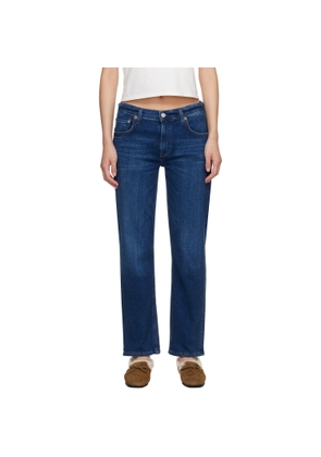 Citizens of Humanity Blue Anissa Straight Leg Jeans
