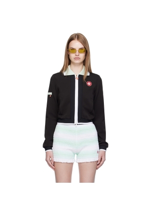 Casablanca Black Viscose Track Jacket