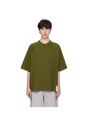 Bottega Veneta Khaki Pima Cotton Jersey T-shirt
